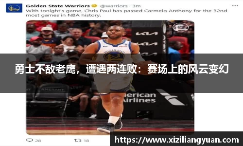 勇士不敌老鹰，遭遇两连败：赛场上的风云变幻
