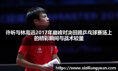 许昕与林高远2017年巅峰对决回顾乒乓球赛场上的精彩瞬间与战术较量